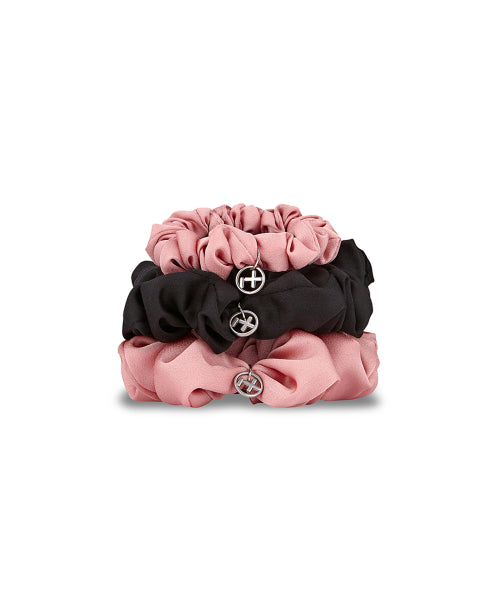 [Midnight Rose Pack] Glossy Hair Scrunchies SET FLOTFA1A37