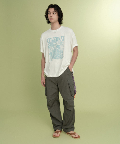 SEMI WIDE-FIT WORK PARACHUTE PANTS
