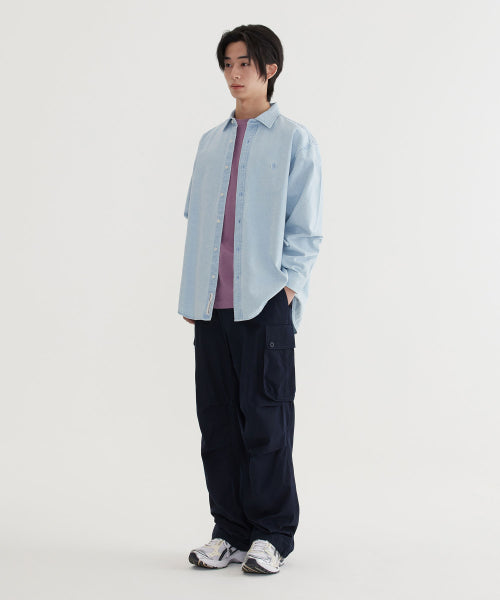 SEMI WIDE-FIT WORK PARACHUTE PANTS