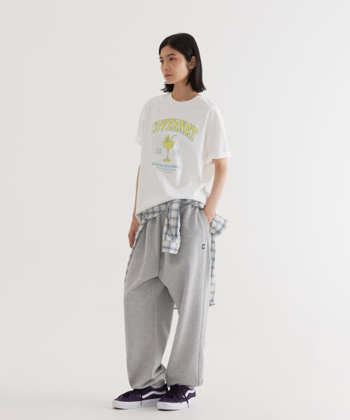 WIDE-FIT C LOGO SWEAT JOGGER PANTS