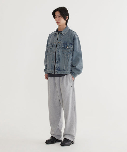 SEMI WIDE-FIT C LOGO SWEAT PANTS