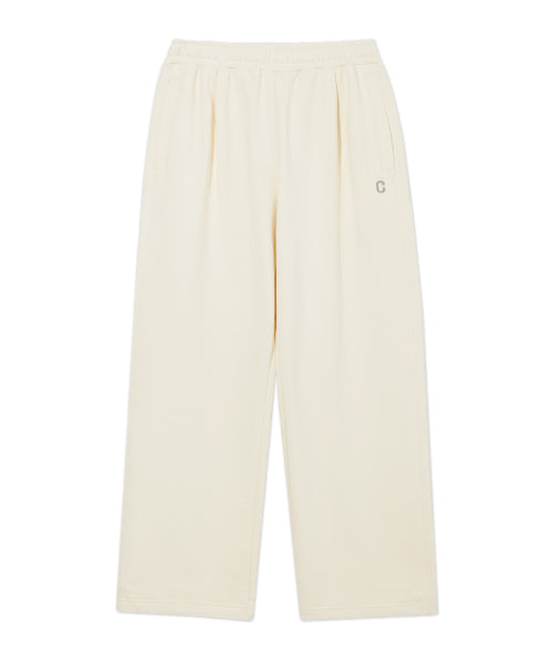 SEMI WIDE-FIT C LOGO SWEAT PANTS