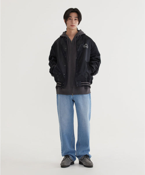 REGULAR-FIT WASHING DENIM PANTS