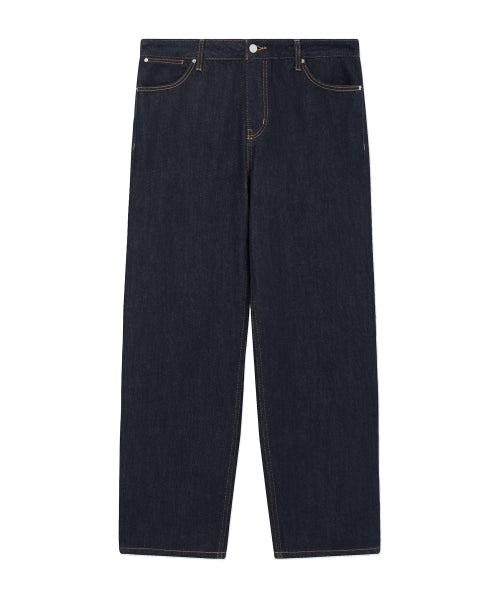 REGULAR-FIT WASHING DENIM PANTS