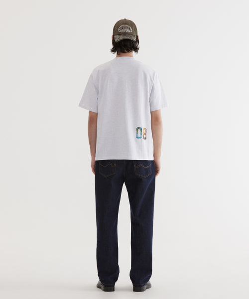 REGULAR-FIT WASHING DENIM PANTS