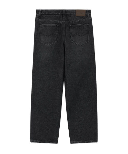 REGULAR-FIT WASHING DENIM PANTS