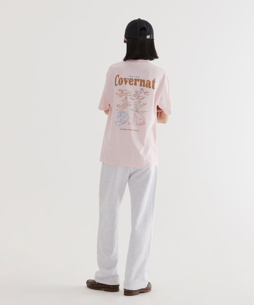 SEMI WIDE-FIT AUTHENTIC LOGO SWEAT PANTS