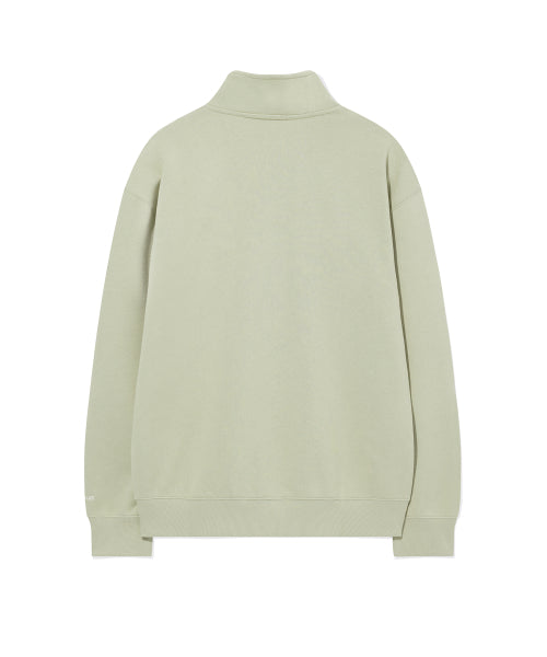 C LOGO HALF ZIP-UP SWEATSHIRT