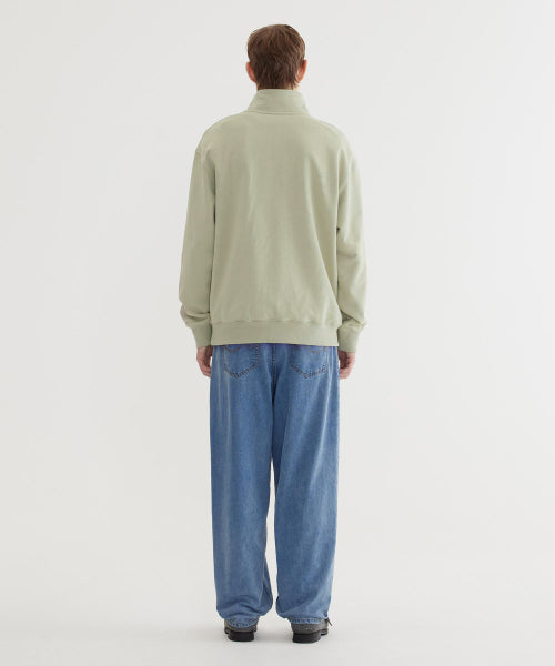 C LOGO HALF ZIP-UP SWEATSHIRT