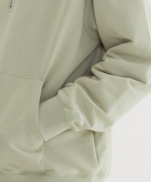 C LOGO HALF ZIP-UP SWEATSHIRT