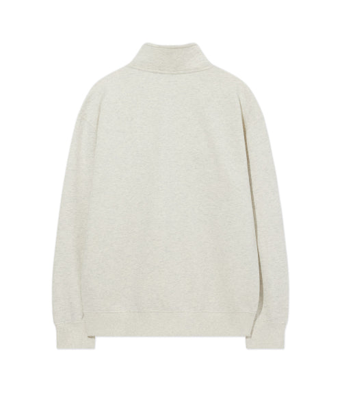 C LOGO HALF ZIP-UP SWEATSHIRT