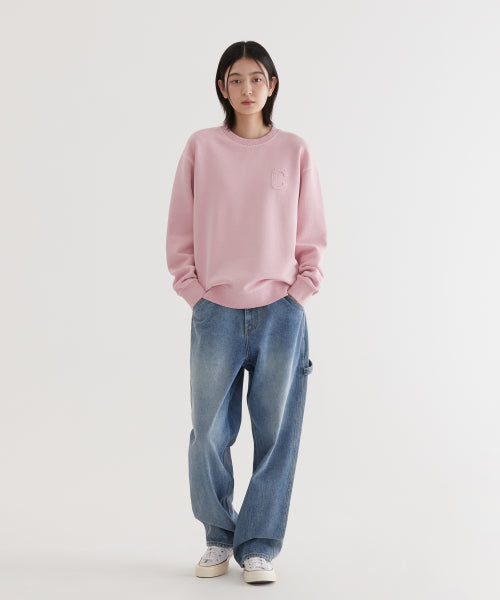 C LOGO DYING SWEATSHIRT