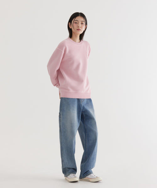 C LOGO DYING SWEATSHIRT