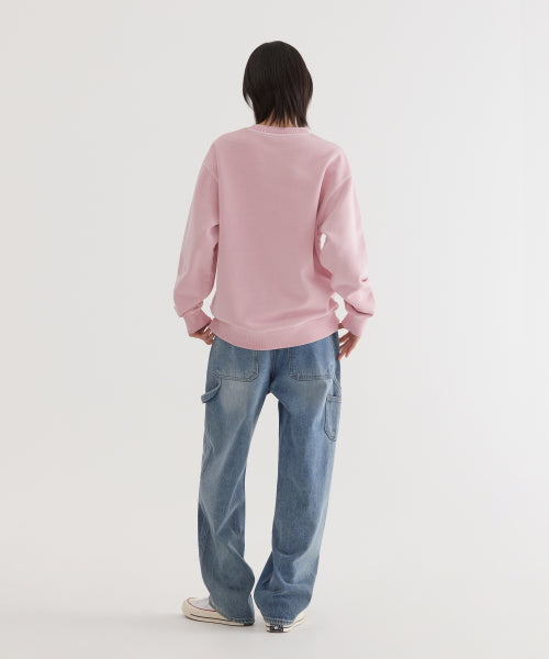 C LOGO DYING SWEATSHIRT