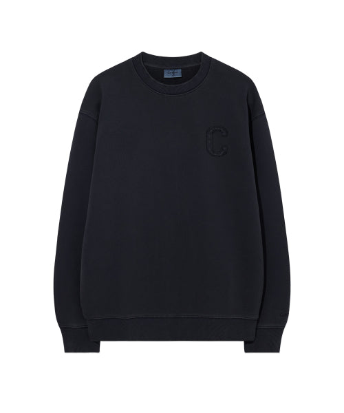 C LOGO DYING SWEATSHIRT