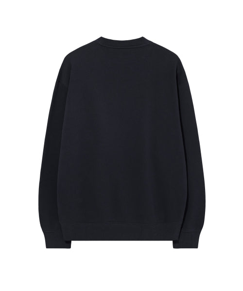 C LOGO DYING SWEATSHIRT