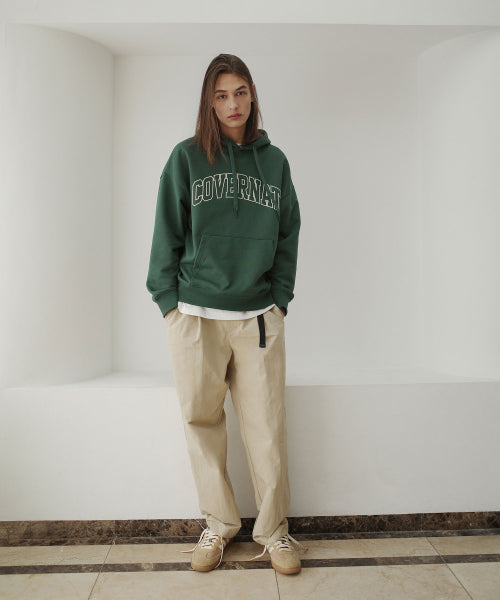 ARCH LOGO DROP-FIT HOODIE