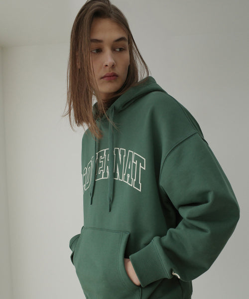 ARCH LOGO DROP-FIT HOODIE