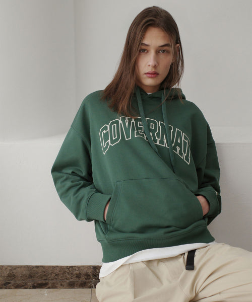 ARCH LOGO DROP-FIT HOODIE