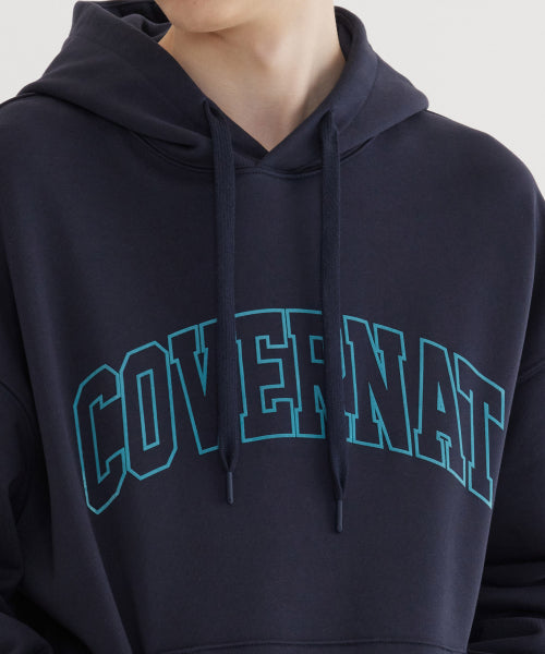 ARCH LOGO DROP-FIT HOODIE