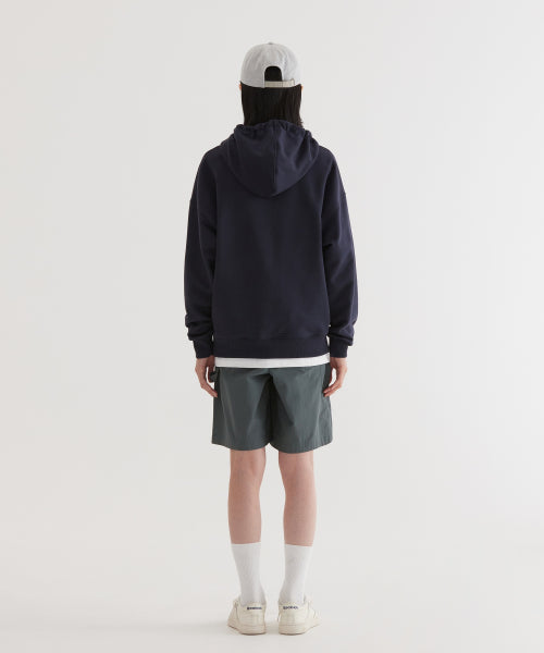 ARCH LOGO DROP-FIT HOODIE