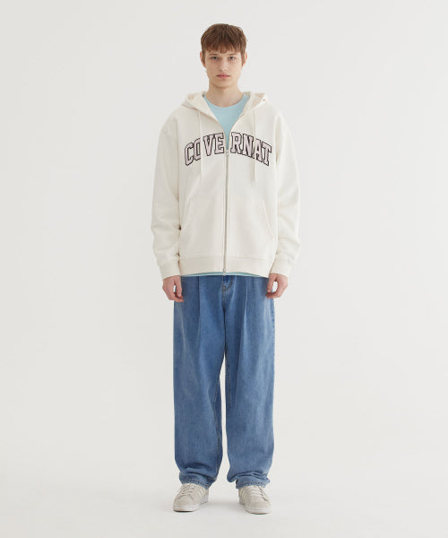ARCH LOGO ZIP-UP HOODIE