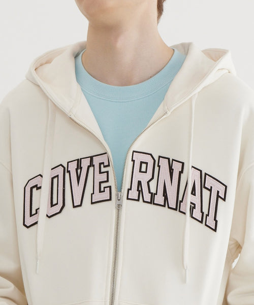 ARCH LOGO ZIP-UP HOODIE