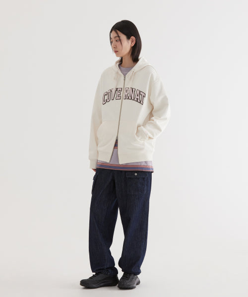 ARCH LOGO ZIP-UP HOODIE