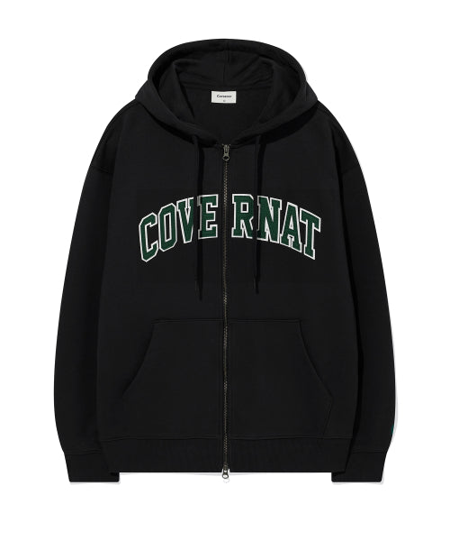 ARCH LOGO ZIP-UP HOODIE
