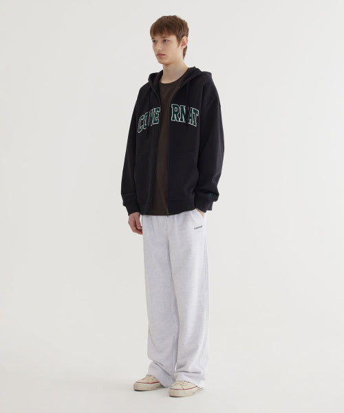 ARCH LOGO ZIP-UP HOODIE