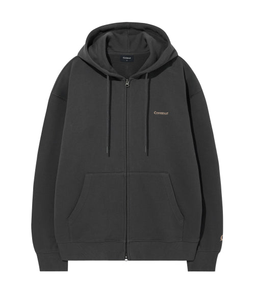 SMALL AUTHENTIC LOGO ZIP-UP HOODIE