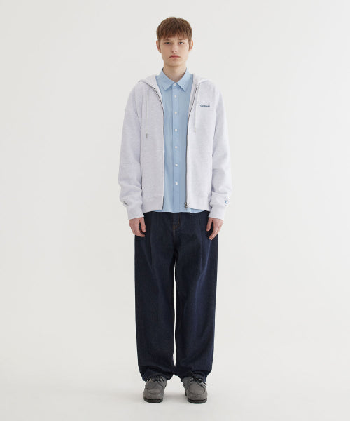 SMALL AUTHENTIC LOGO ZIP-UP HOODIE