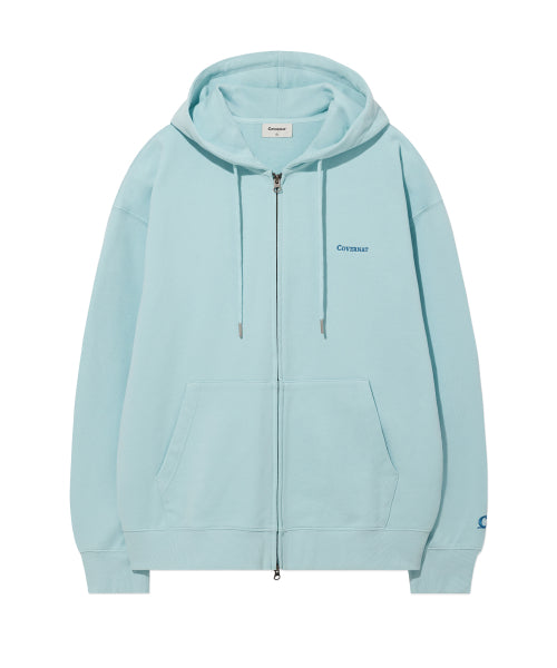 SMALL AUTHENTIC LOGO ZIP-UP HOODIE