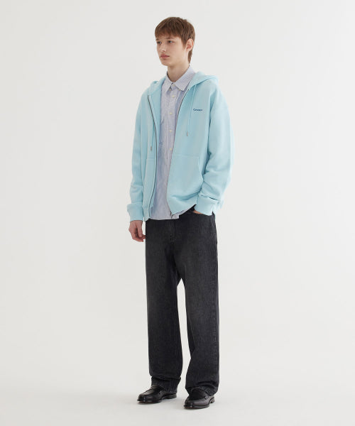 SMALL AUTHENTIC LOGO ZIP-UP HOODIE