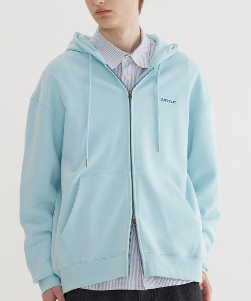 SMALL AUTHENTIC LOGO ZIP-UP HOODIE