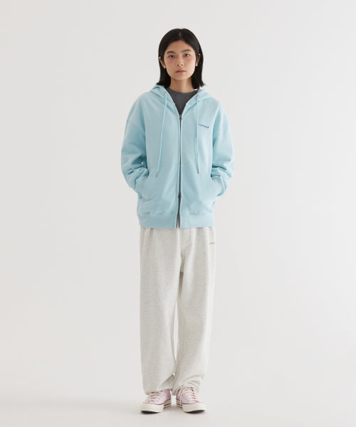 SMALL AUTHENTIC LOGO ZIP-UP HOODIE