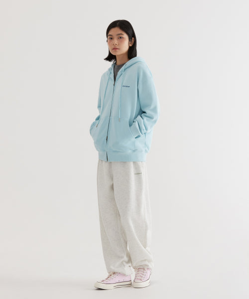 SMALL AUTHENTIC LOGO ZIP-UP HOODIE