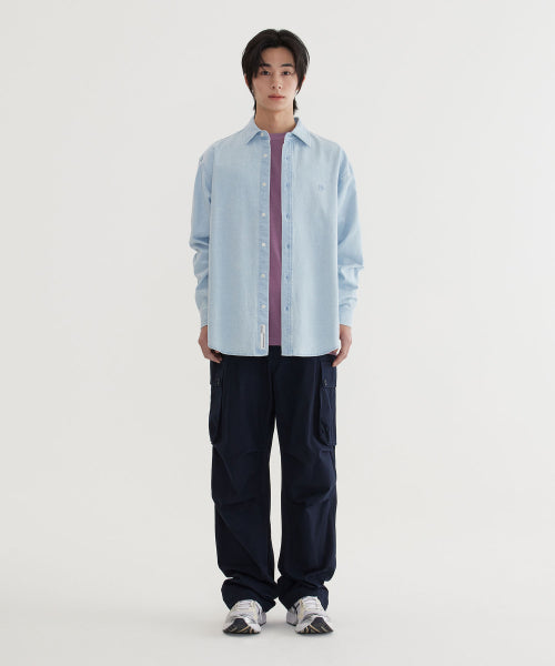 C LOGO DENIM SHIRTS