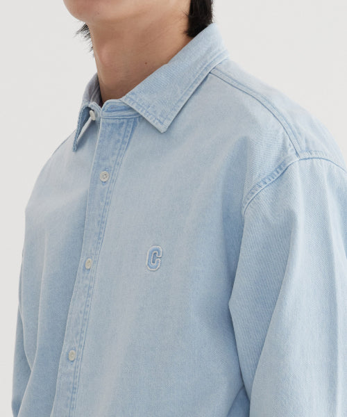 C LOGO DENIM SHIRTS