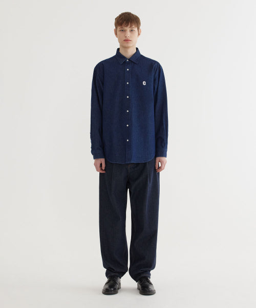 C LOGO DENIM SHIRTS