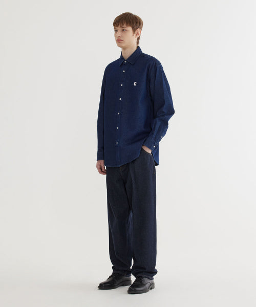 C LOGO DENIM SHIRTS