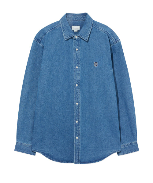 C LOGO DENIM SHIRTS