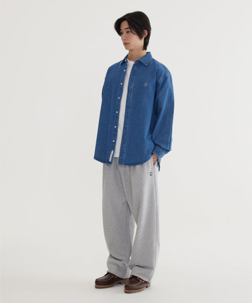 C LOGO DENIM SHIRTS