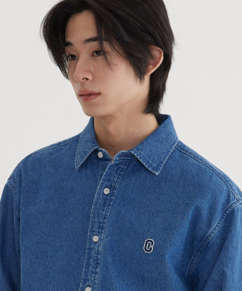 C LOGO DENIM SHIRTS