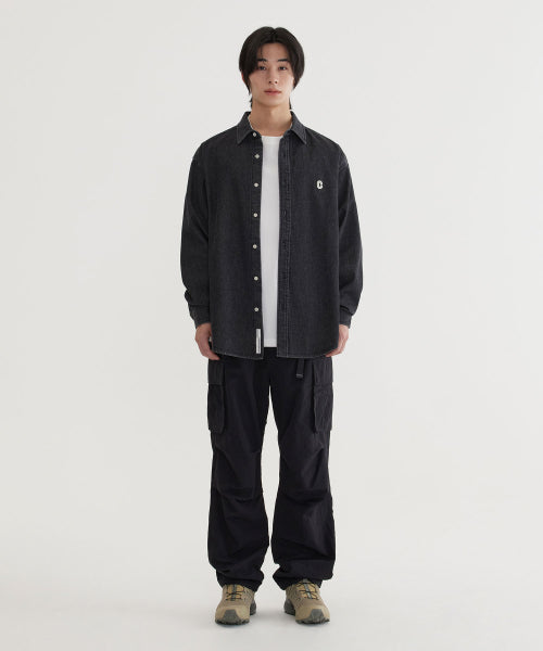 C LOGO DENIM SHIRTS