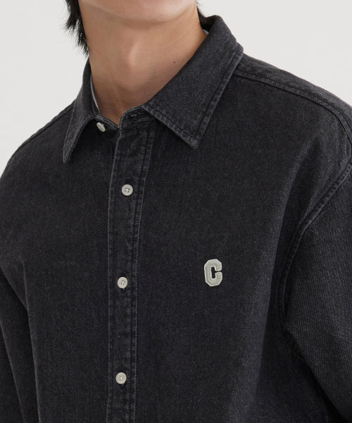 C LOGO DENIM SHIRTS