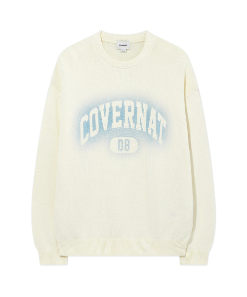 SPRAY ARCH LOGO CREWNECK KNIT