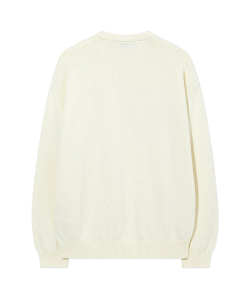 SPRAY ARCH LOGO CREWNECK KNIT