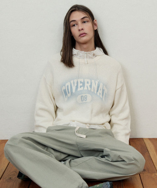 SPRAY ARCH LOGO CREWNECK KNIT