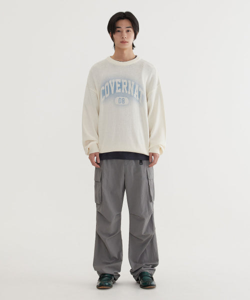 SPRAY ARCH LOGO CREWNECK KNIT